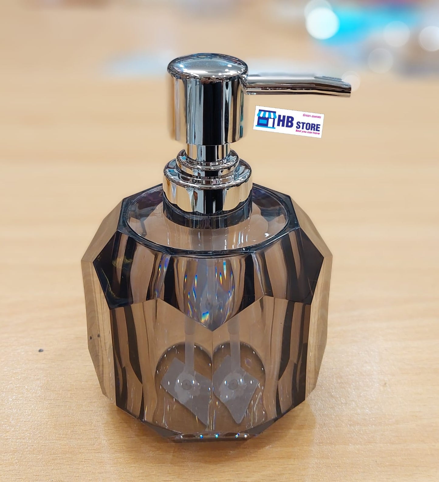 Elegant Multi-Colored Acrylic Soap Dispenser