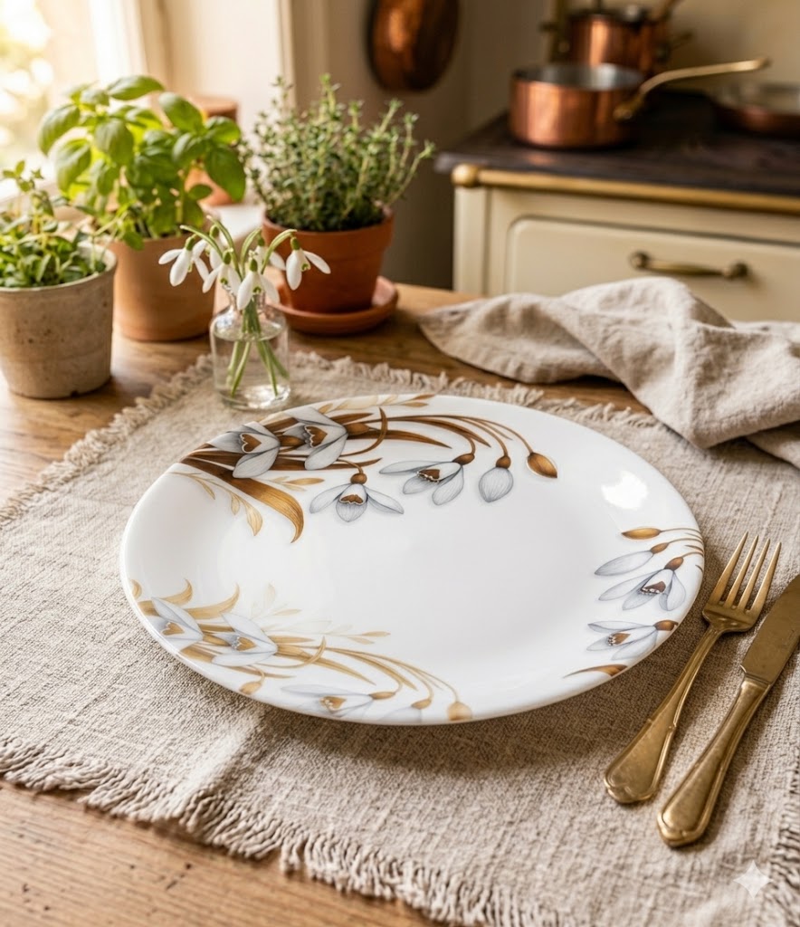 80pcsElegant melamine Dinner set