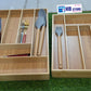 Wooden Material Extendable Cutlery Tray & Draws Organizer