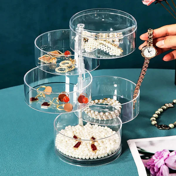 5 Layer Transparent Jewellery Box