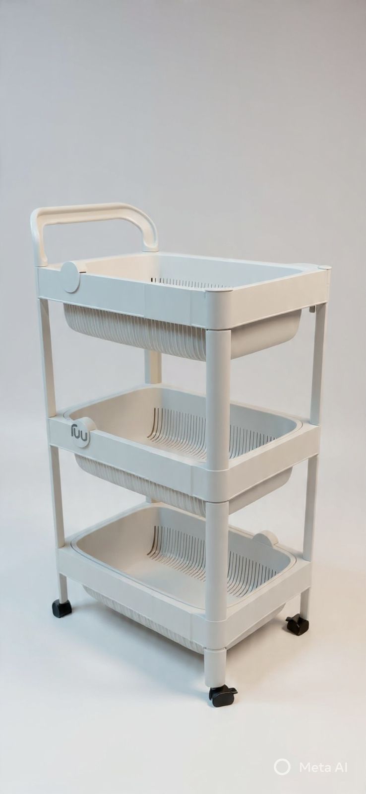 Modern Multi-Tier Rolling Utility Organizer – Versatile Storage Trolle