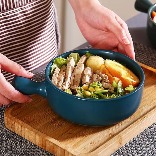 Ceramic Serving Handle Bowl