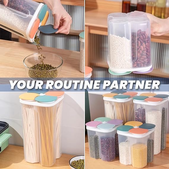 Divided Food Storage Containers