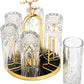 Rotate Golden Glass Holder