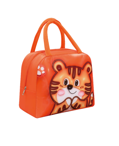 3D Cartoon Insulated Lunch Bag – Oxford Thermal Tote (Tiger, Chicken, Duck, Horse & More)