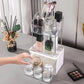 2-Tier Acrylic Makeup & Skincare Vanity Organizer with Clear Drawer