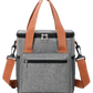 Premium Cooler Bag – Insulated Oxford Lunch Tote with Front Zipper Pocket