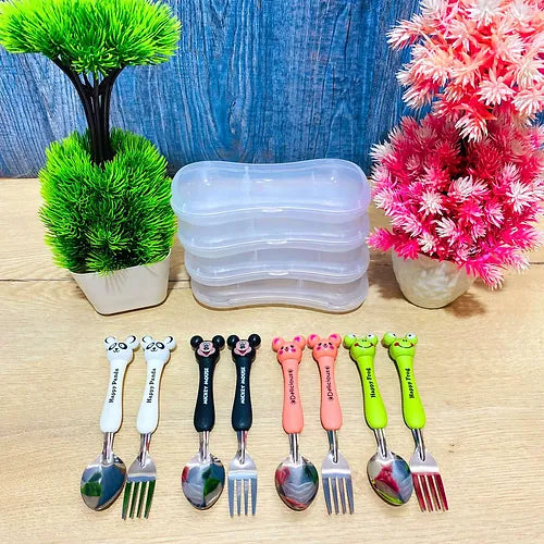Kids Character Spoon n Fork Set