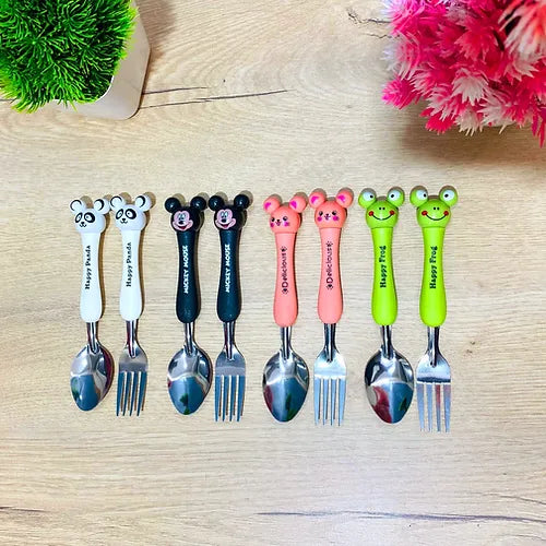 Kids Character Spoon n Fork Set