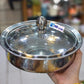 Sliver Steel Glass Lid Handi