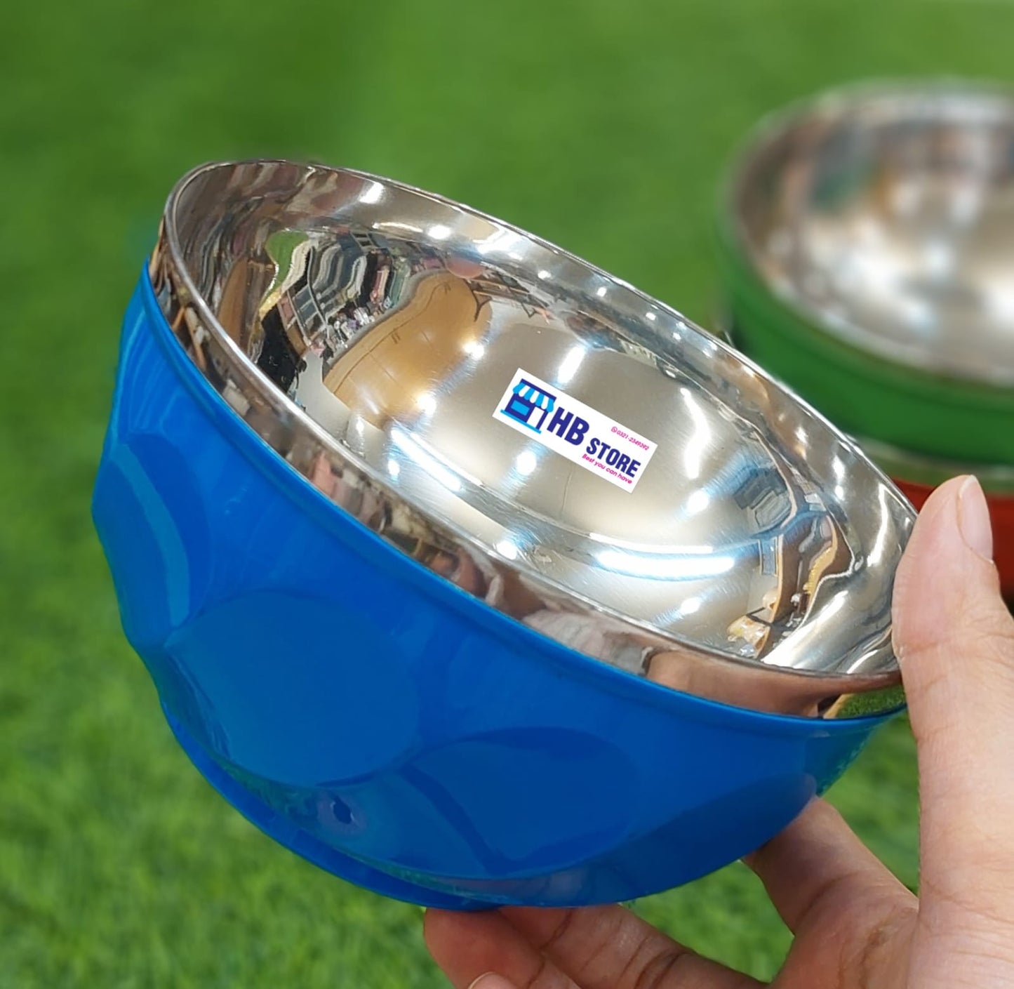 Set of 5/10/12 Stainless Steel Nesting Bowls with Colorful Enamel Exterior | Insulated Serving & Mixing Bowls