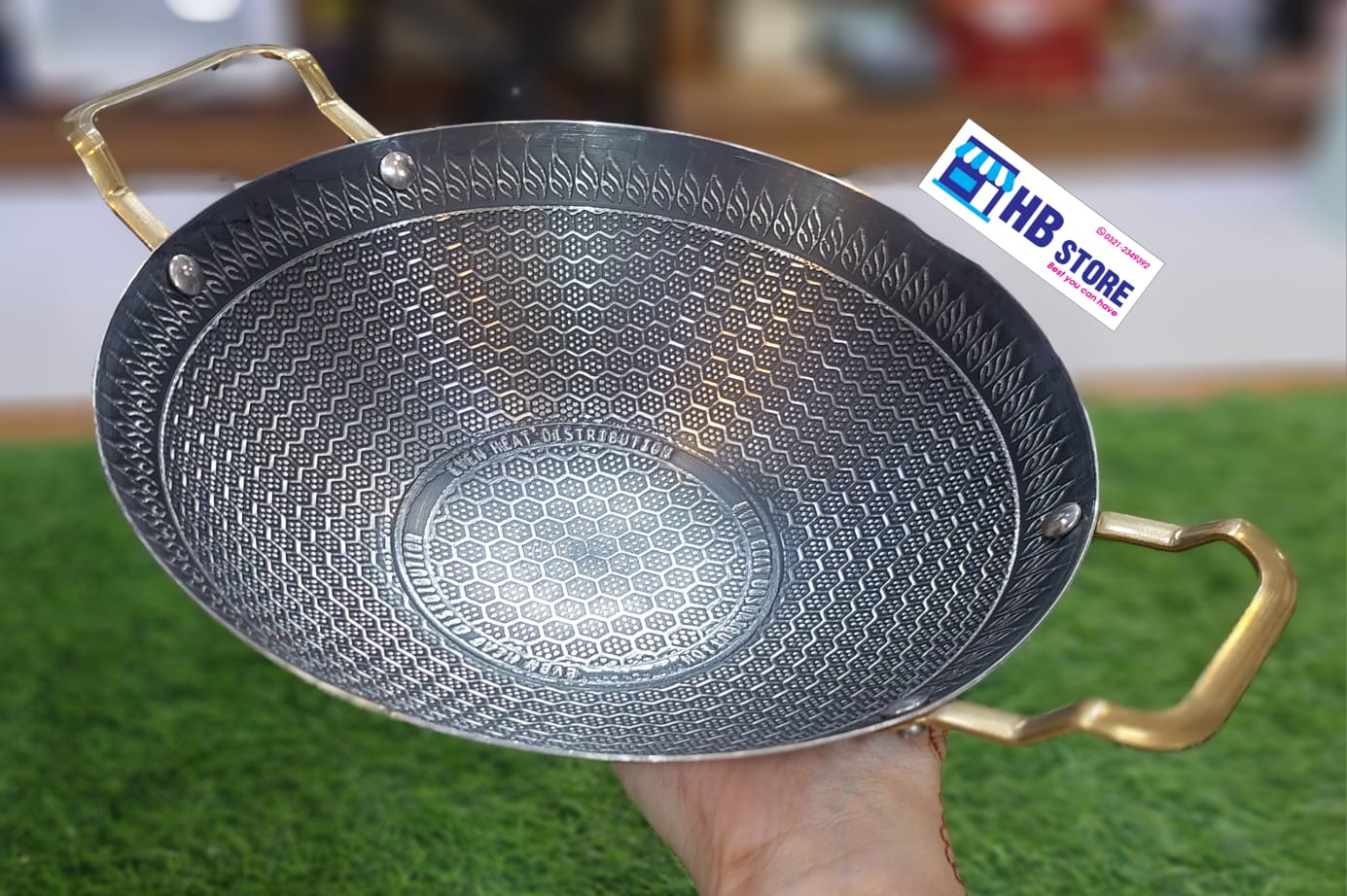 HoneyComb Laser 24cm Karahi