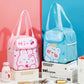 Cute Cartoon Lunch Bag – Insulated Thermal Tote for Kids & Adults (Rabbit & Bear Design)
