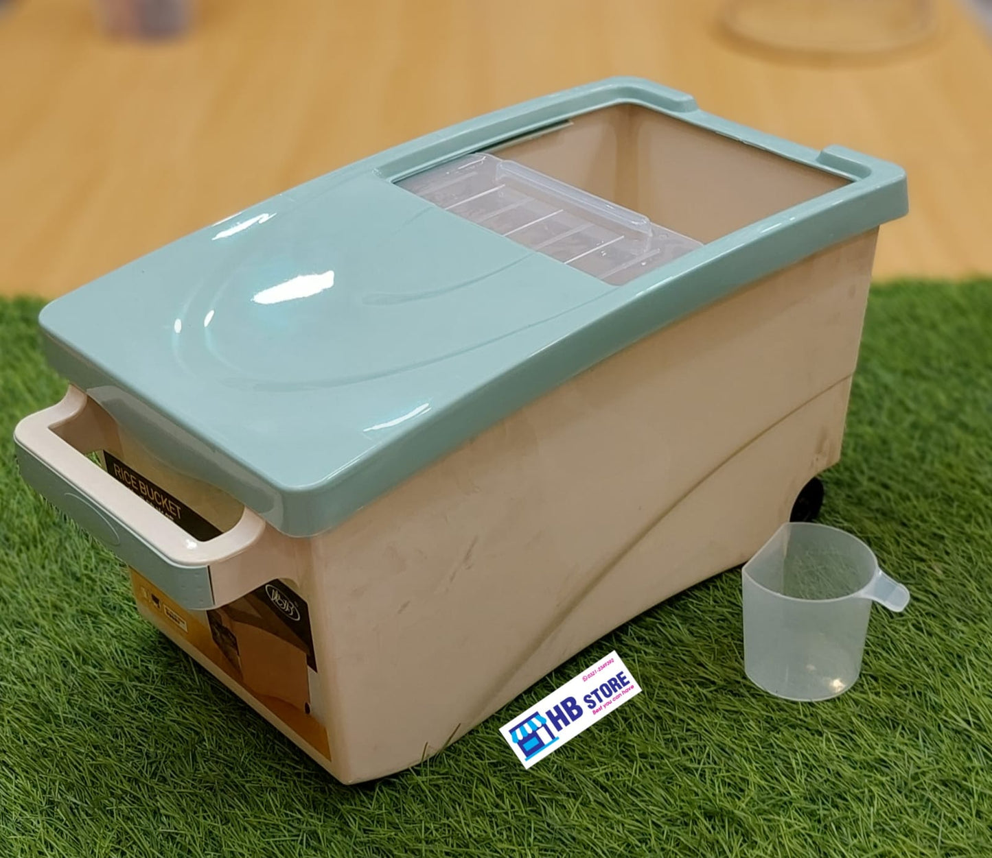 10 kg – 15 kg Container with Wheels & Handle