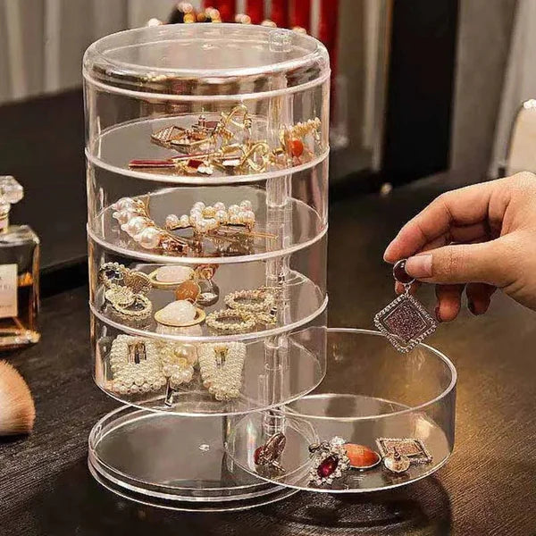 5 Layer Transparent Jewellery Box