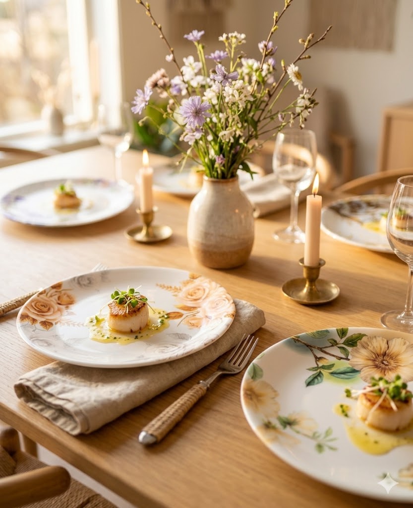 80pcsElegant melamine Dinner set