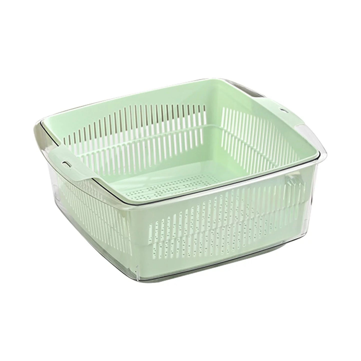 Double Layer Plastic Drain Basket