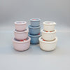 3-Piece Pastel Ribbed Food Storage Container Set