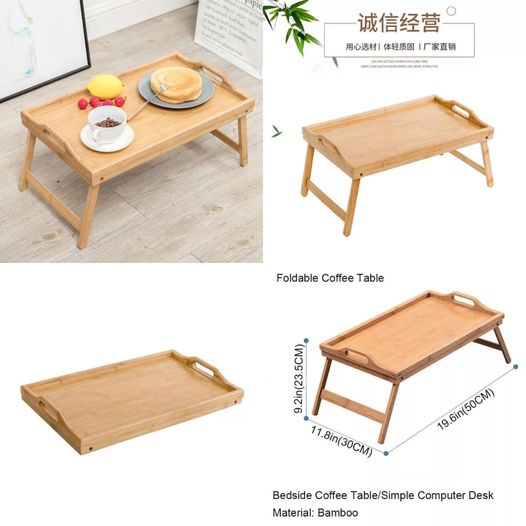 Bamboo Foldable Tray Table