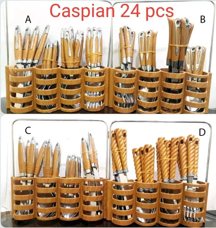 24pcs Cutlery Set With Stand