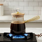 Luxury Ribbed Glass Coffee & Tea Pot