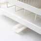 White Metal 2 Layer Dish Drainer Premium Quality