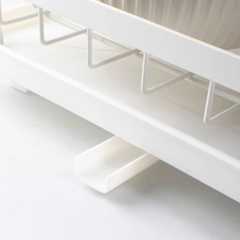 White Metal 2 Layer Dish Drainer Premium Quality