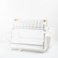 White Metal 2 Layer Dish Drainer Premium Quality