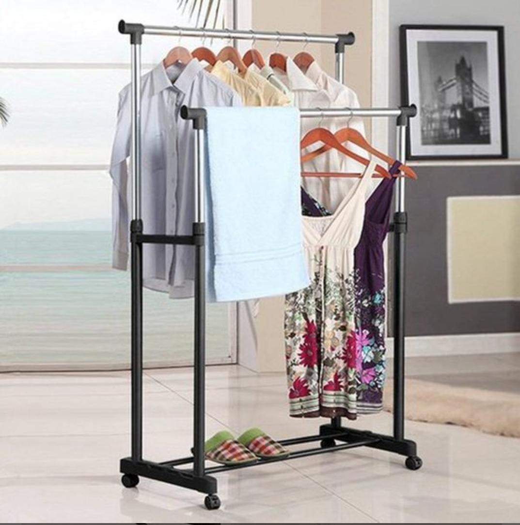 Double Layer Cloth Stand