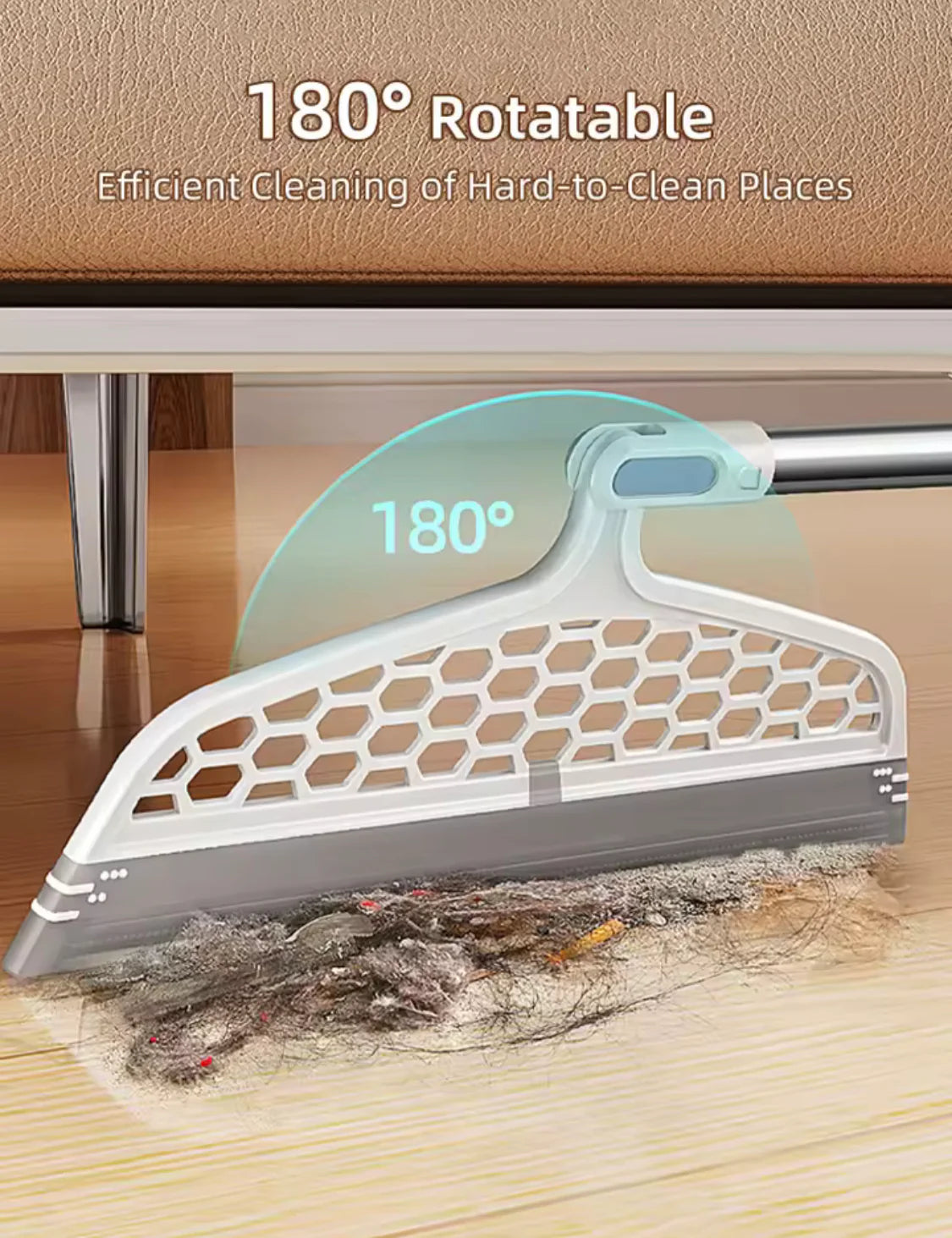 Rotatable Magic Rubber Broom Mop