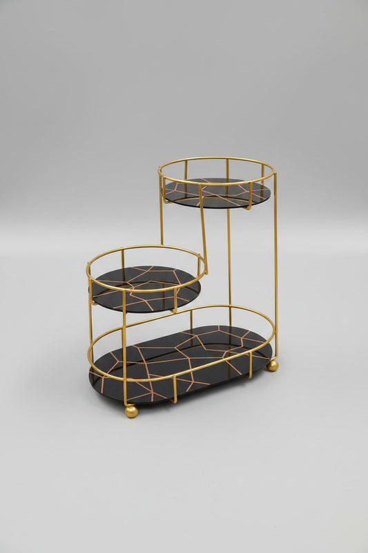 Luxury 3-Tier Stepped Vanity Organizer Rack
