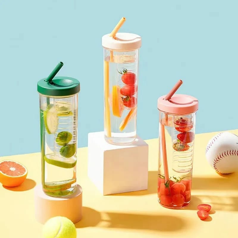 Fruit Infuser Acrylic Water Bottle