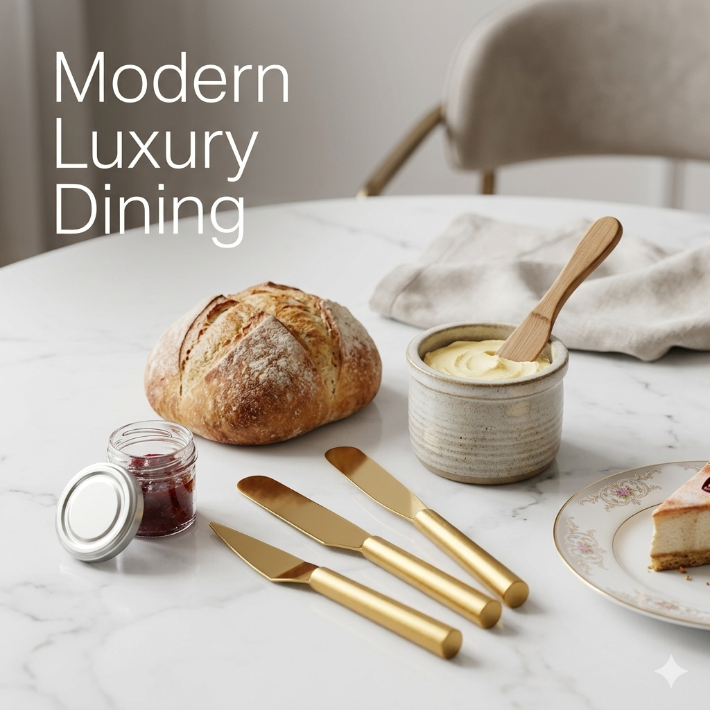 Luxury Butter Knife & Spreader Set