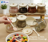Kitchen Spice Shaker Spice Jars Storage with Lids  Spice Shaker Sugar Salt Spice Seasoning Box Containers