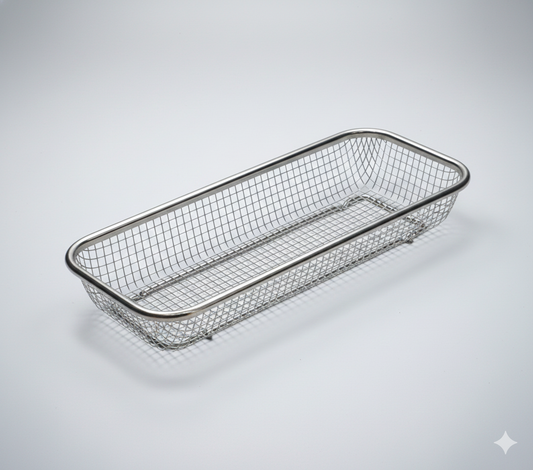 Premium Stainless Steel Wire Mesh Cutlery Tray