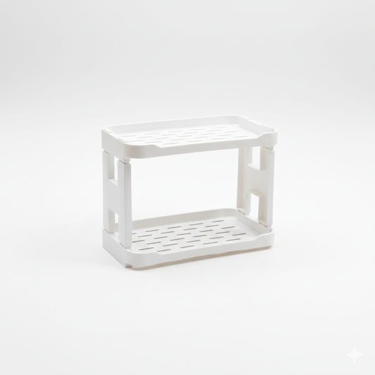 Multipurpose 2-Tier Stackable Storage Rack