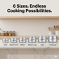 Majestic Chef 6-Piece Premium Aluminum Cookware Set