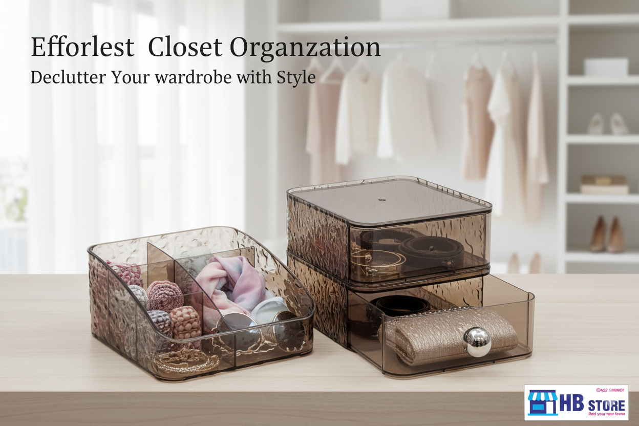 2-Tier Makeup and Cosmetic Storage Box gray