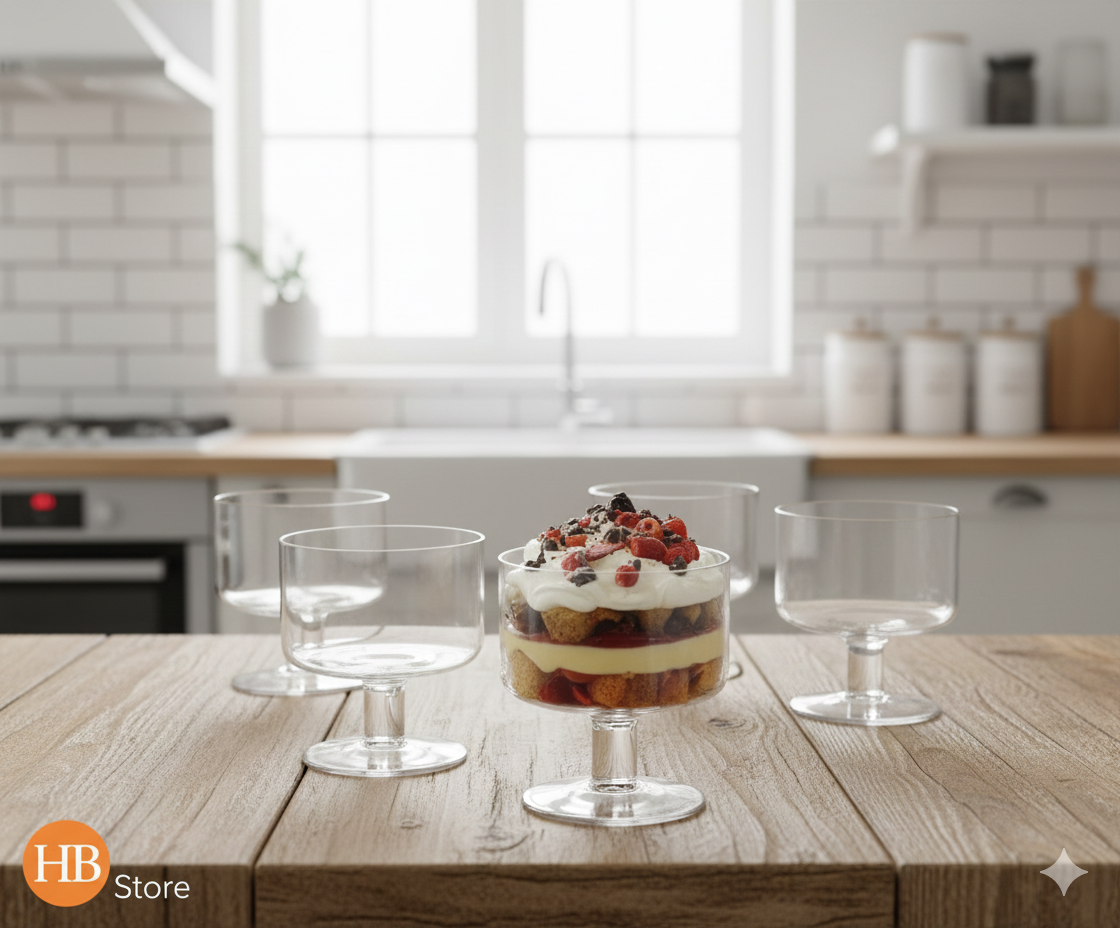 Danny Home™ 4 Pcs Mini Trifle Bowls Set