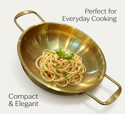 Premium Golden Dual-Handle Cookware
