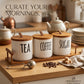 Sweet Cherry & Speckled Leaf Ceramic Canister Collection