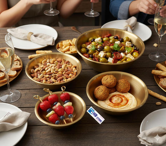 Artisan Hand-Brushed Brass Nesting Bowls