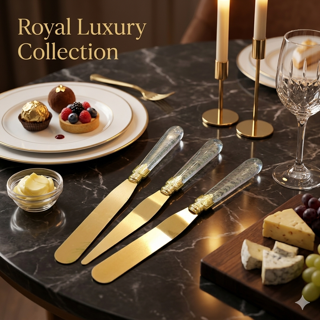 Luxury Butter Knife & Spreader Set