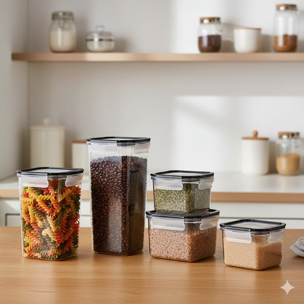 Modular Airtight Pantry Storage Containers