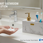 Luxury Marble Print Kitchen Sink Organizer
