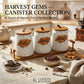 Sweet Cherry & Speckled Leaf Ceramic Canister Collection