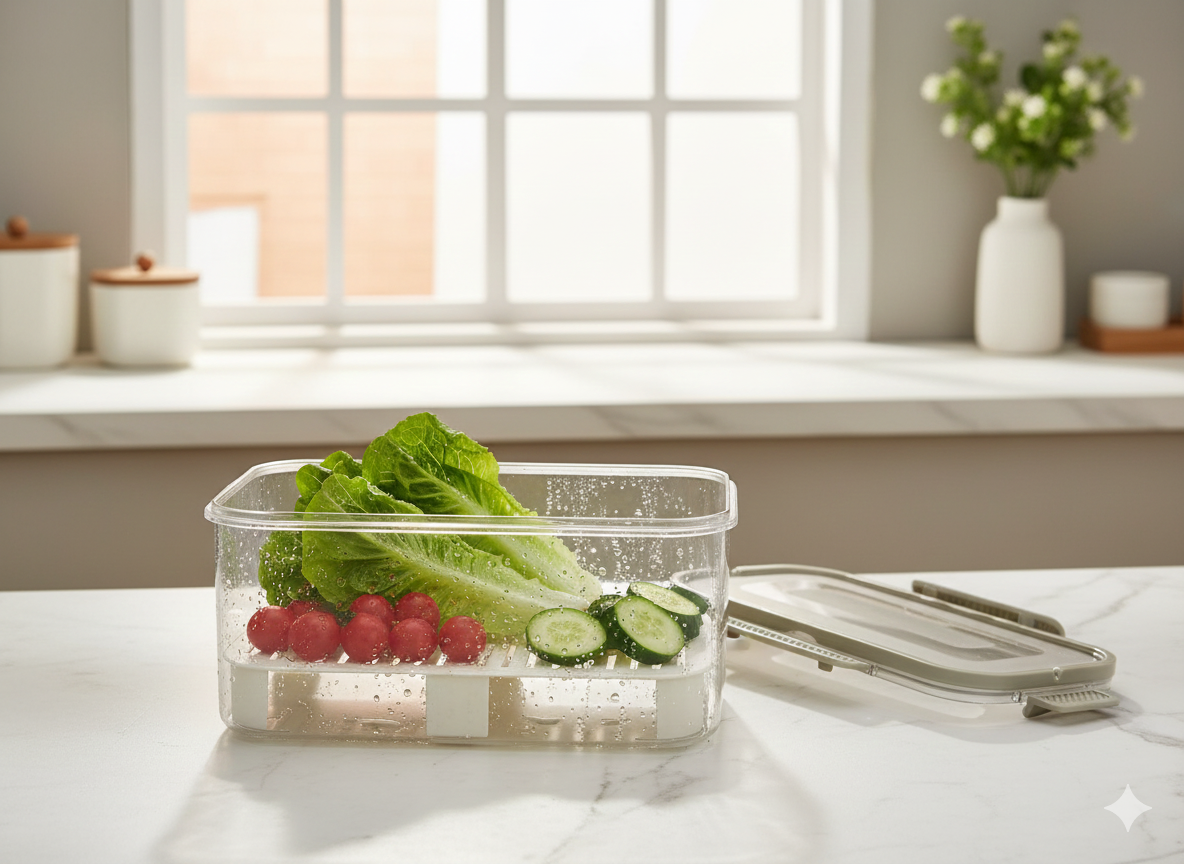 Acrylic Fridge Storage Box Medium