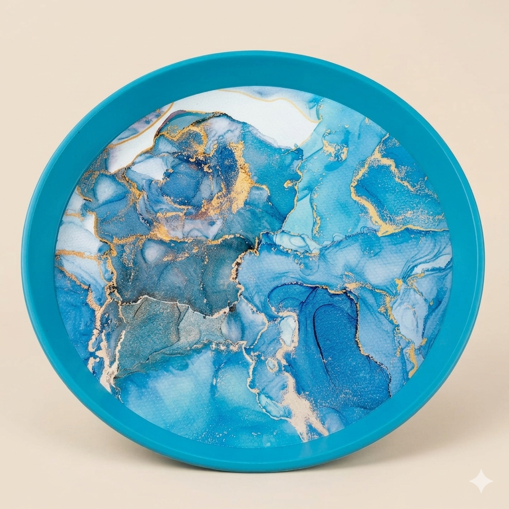 Stylish Round Serving Trays