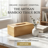 Modern & Artisan Bamboo Tissue Box Covers