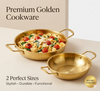 Premium Golden Dual-Handle Cookware